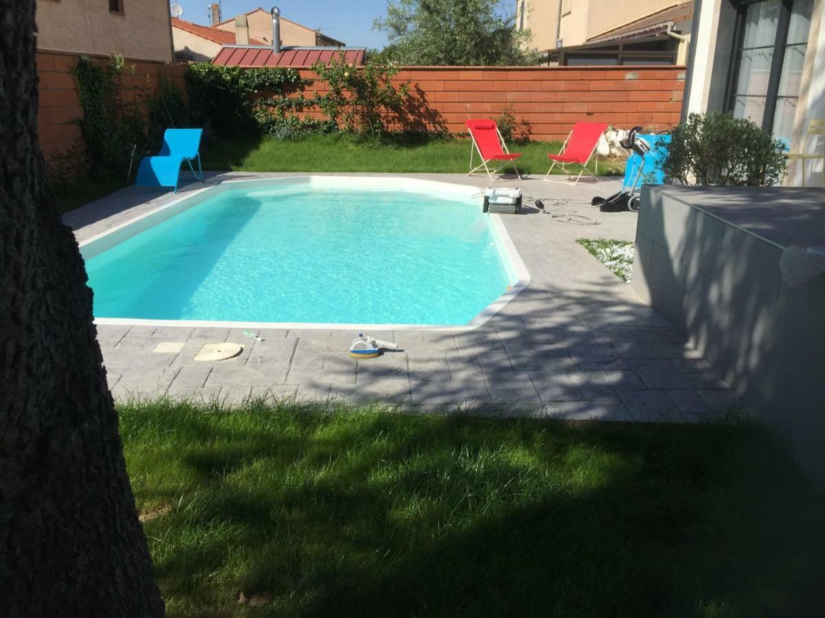 Cugnaux Toulouse Metropole Ouest Chambre Privee De Luxe - Sdb Wc Privee Terrasse Piscine Aqua Bike Exteriör bild